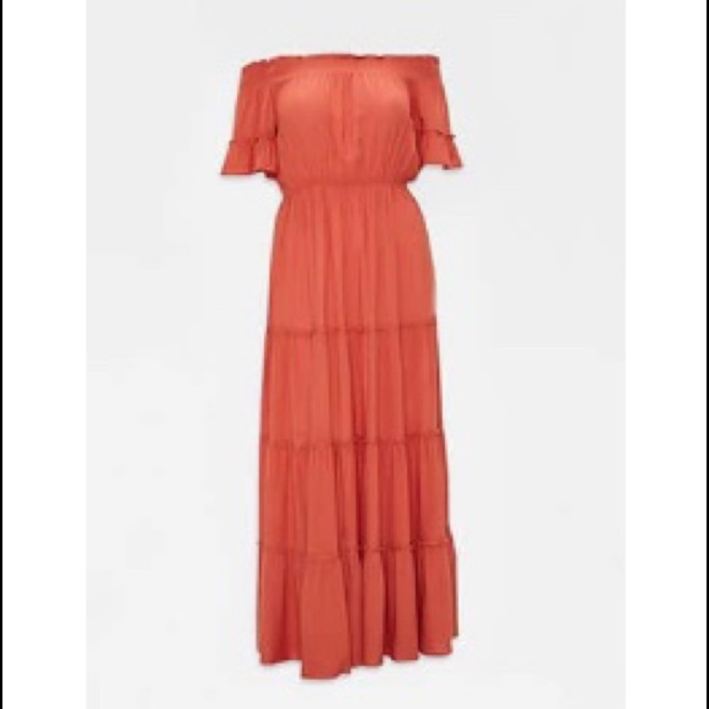 Plus size off the shoulder Maxi Dress